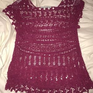 Crochet Over Shirt